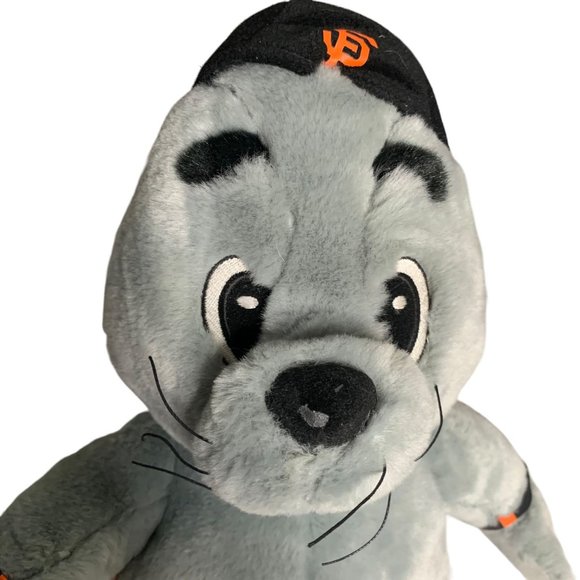 Build a Bear Lou Seal MLB San Francisco Giants Plush Toy Stuffed Animal Baseball - Picture 3 of 8
